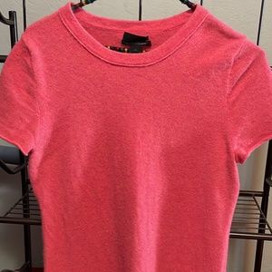 J Crew Italian Cashmere Short sleeve sweater